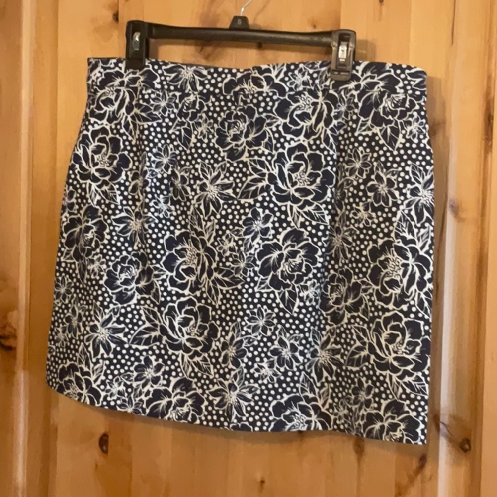 Rafaella Black and White Mini Pencil Skirt